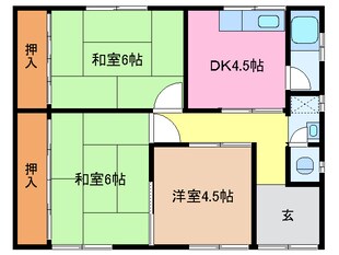 川口住宅の物件間取画像